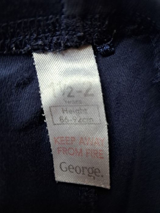 2 pak. Legginsy 86-92 cm 1,5-2 lat getry George
