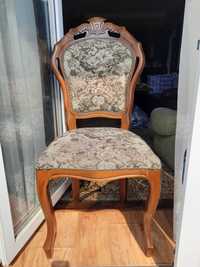 Veneziana  - Stylowe krzesła rzeźbione z drewna bukowego - szt.2