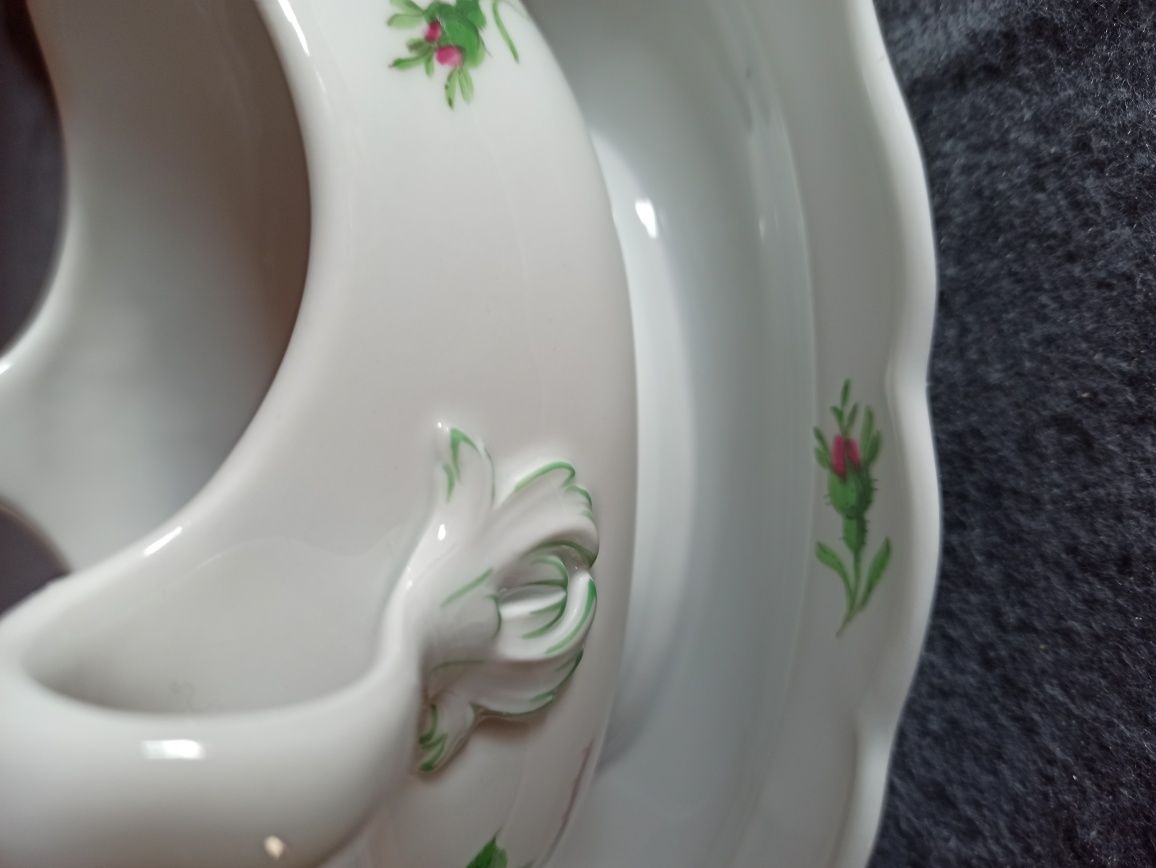 Porcelana MEISSEN Sosjera Królewska Manufaktura Porcelany RÓŻE Miśnia