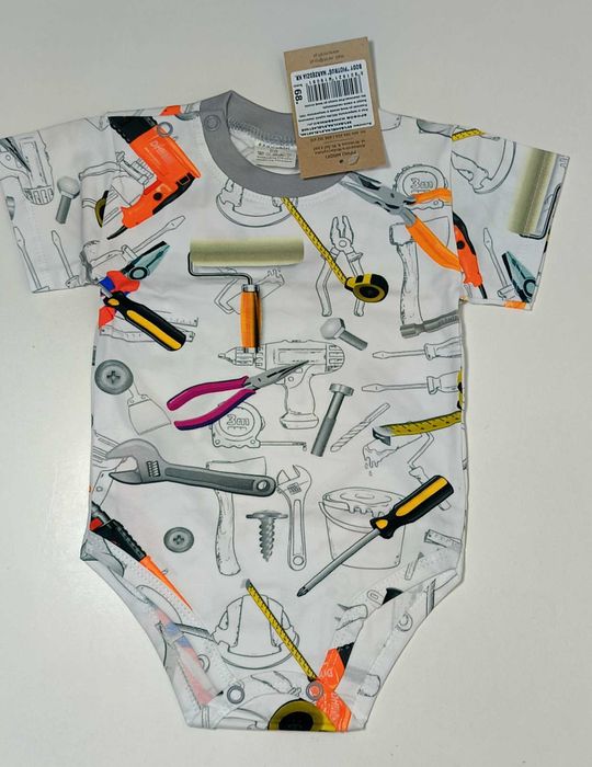 Body MROFI krótki rękaw NARZĘDZIA rozmiar 68 cm