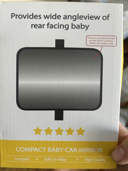 Espelho retrovisor para bebe carro