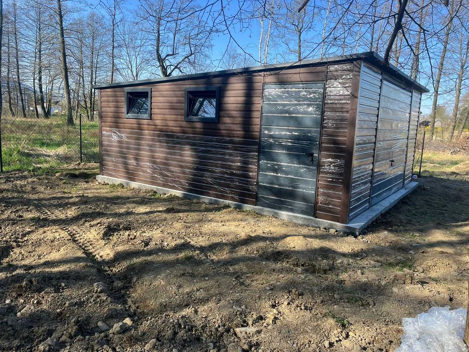 Garaż blaszany 3,5x5 Garaż blaszak Magazyn Producent 2x3 5x5 3x5 4x6