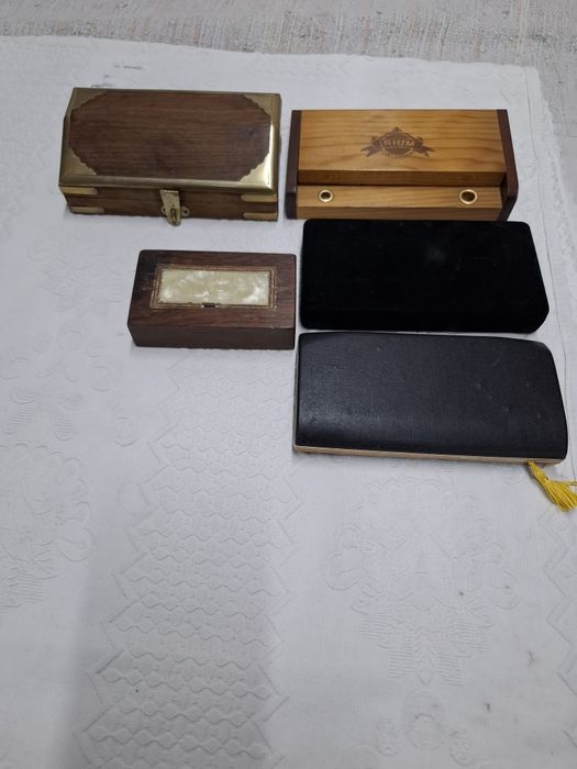 Conjunto de canetas antigas