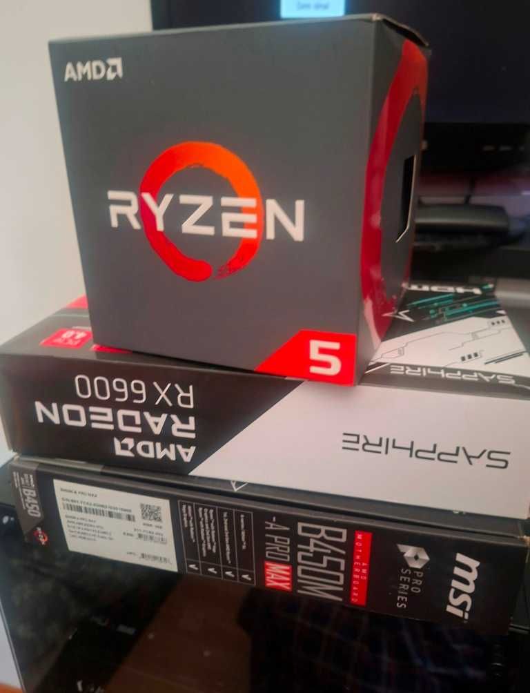 PC Gaming | Ryzen5/RX6600/120GgSSD/Fonte 750W