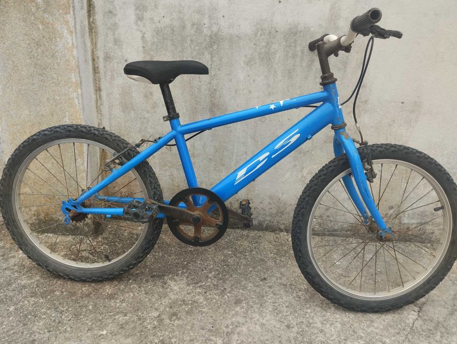 Bicicleta Azul Criança