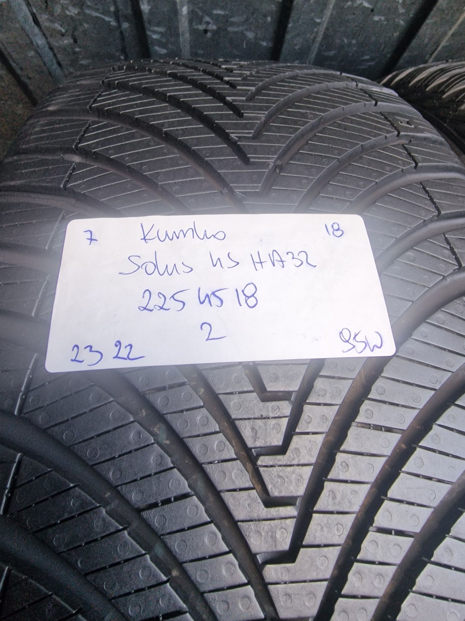 225/45/18 225/45R18 KUMHO 2023 CAŁOROCZNE
