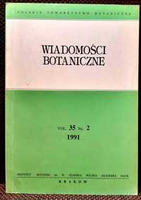 Wiadomości Botaniczne, vol. 35, no. 2
