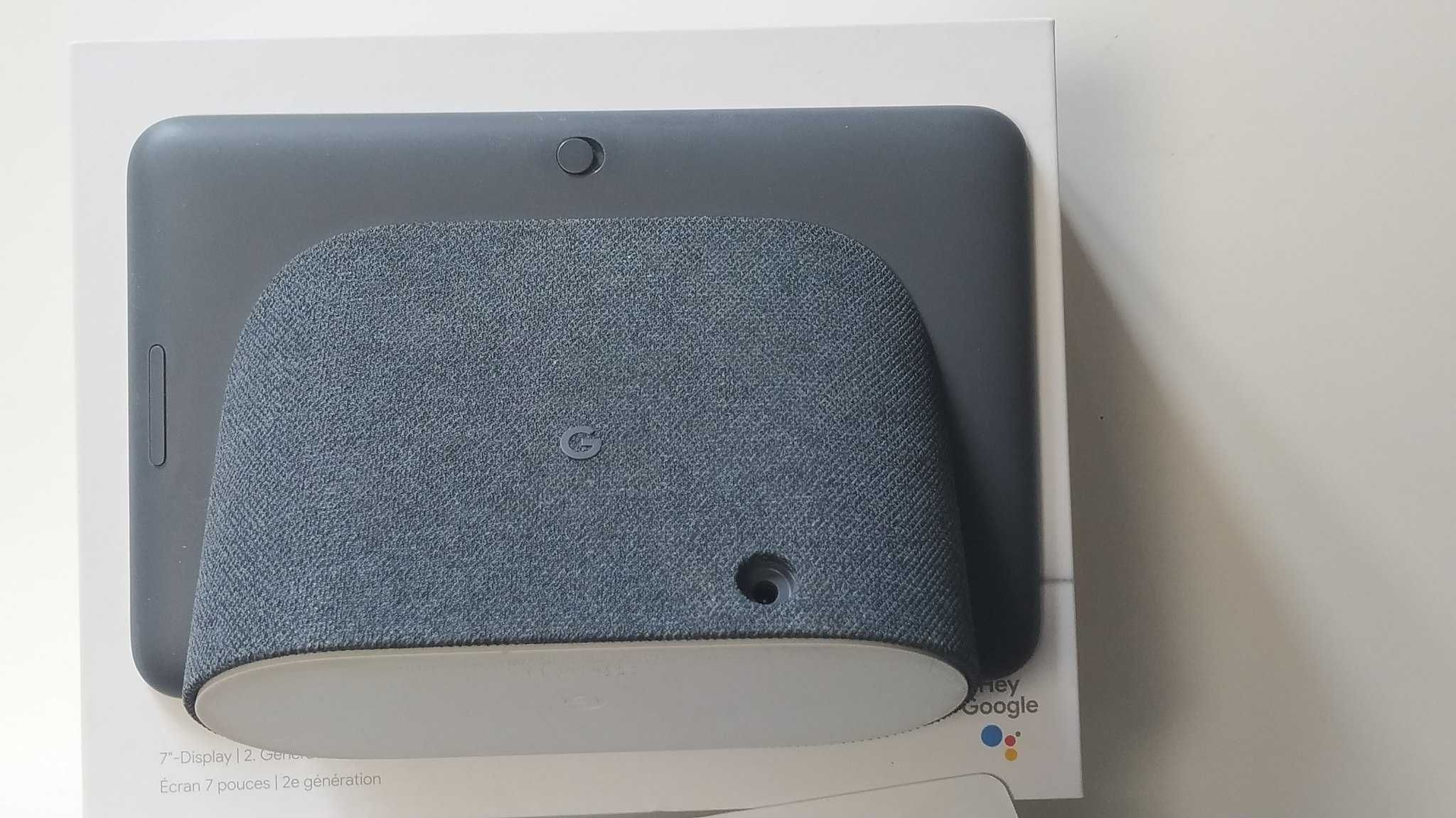 Google Nest Hub 2 Gen, oryginalne opakowanie i kabel, używany