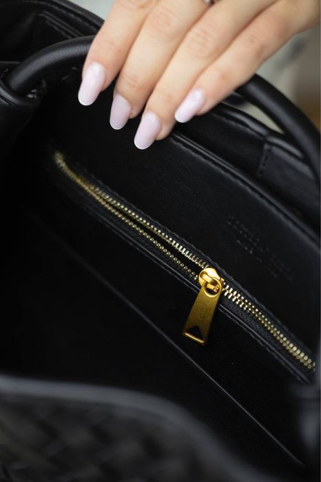 Сумка тоут Bottega Veneta Andiamo зі шкіри з плетінням Intrecciato