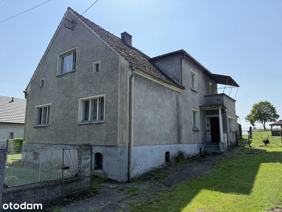 Dom w Reńskiej Wsi - duża działka