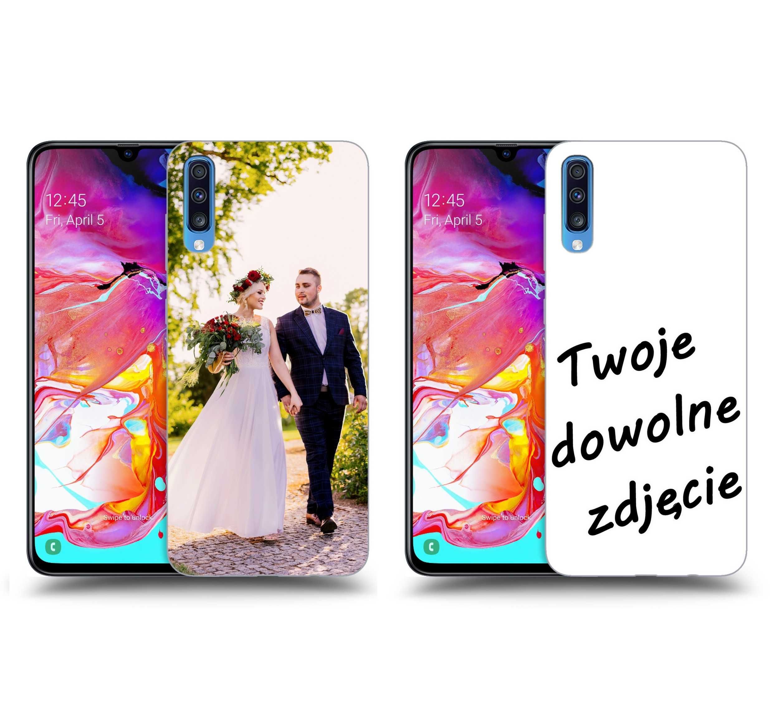 Samsung Galaxy A70 PERSONALIZOWANE etui case na telefon ZE ZDJĘCIEM