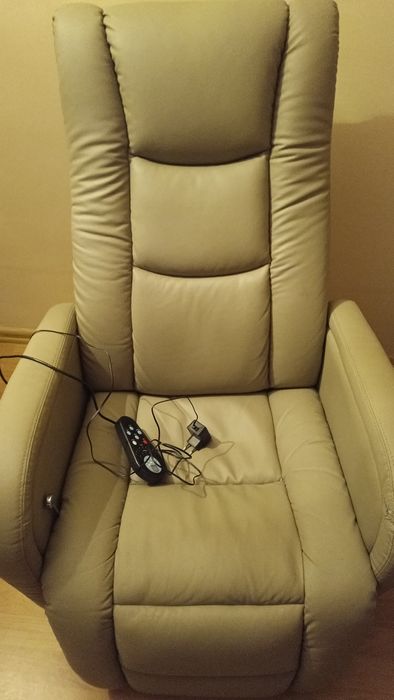 Fotel elektryczny z masażem