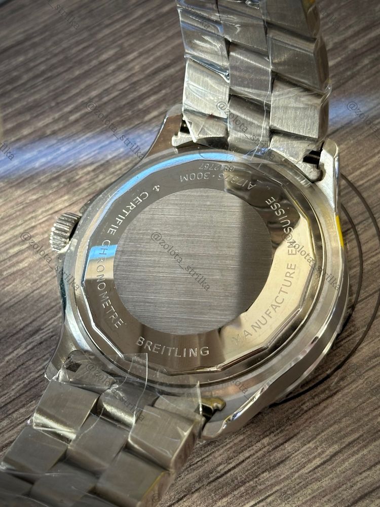Чоловічий годинник Breitling Super Ocean. Мужские часы Брейтлинг