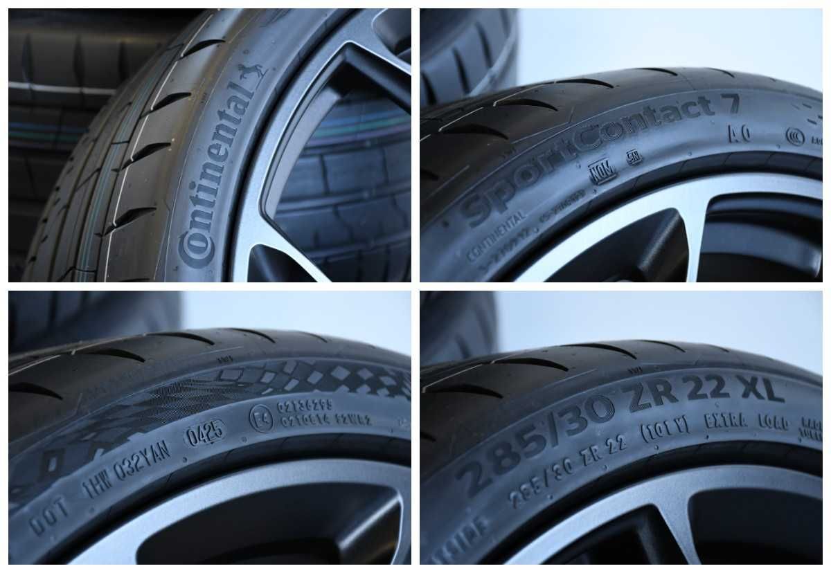 Koła Felgi Audi RS6 RS7 C8 Performance 22" ET19 Continental Lato 2025