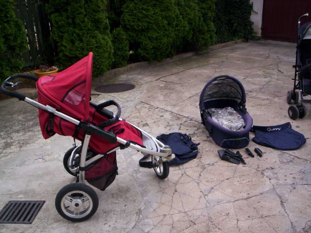 Wózek dziecięcy Quinny SX 3w1 - Maxi Cosi - spacerówka gondola