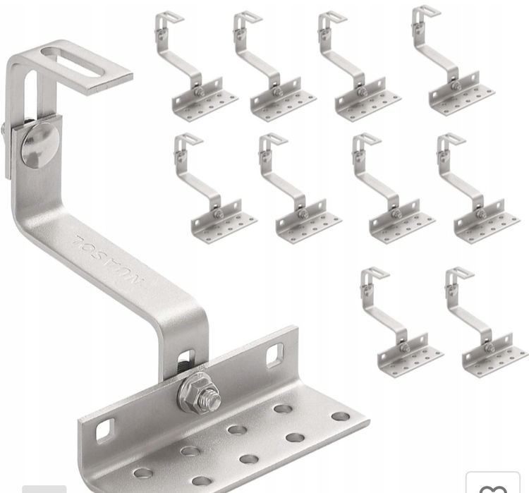 10x Hak dachowy do fotowoltaicznych modułów solarnych