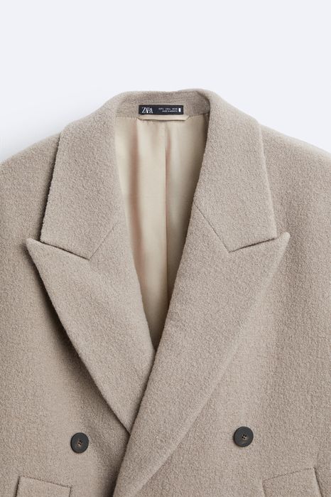 100%ШЕРСТЬ|Пальто ZARA