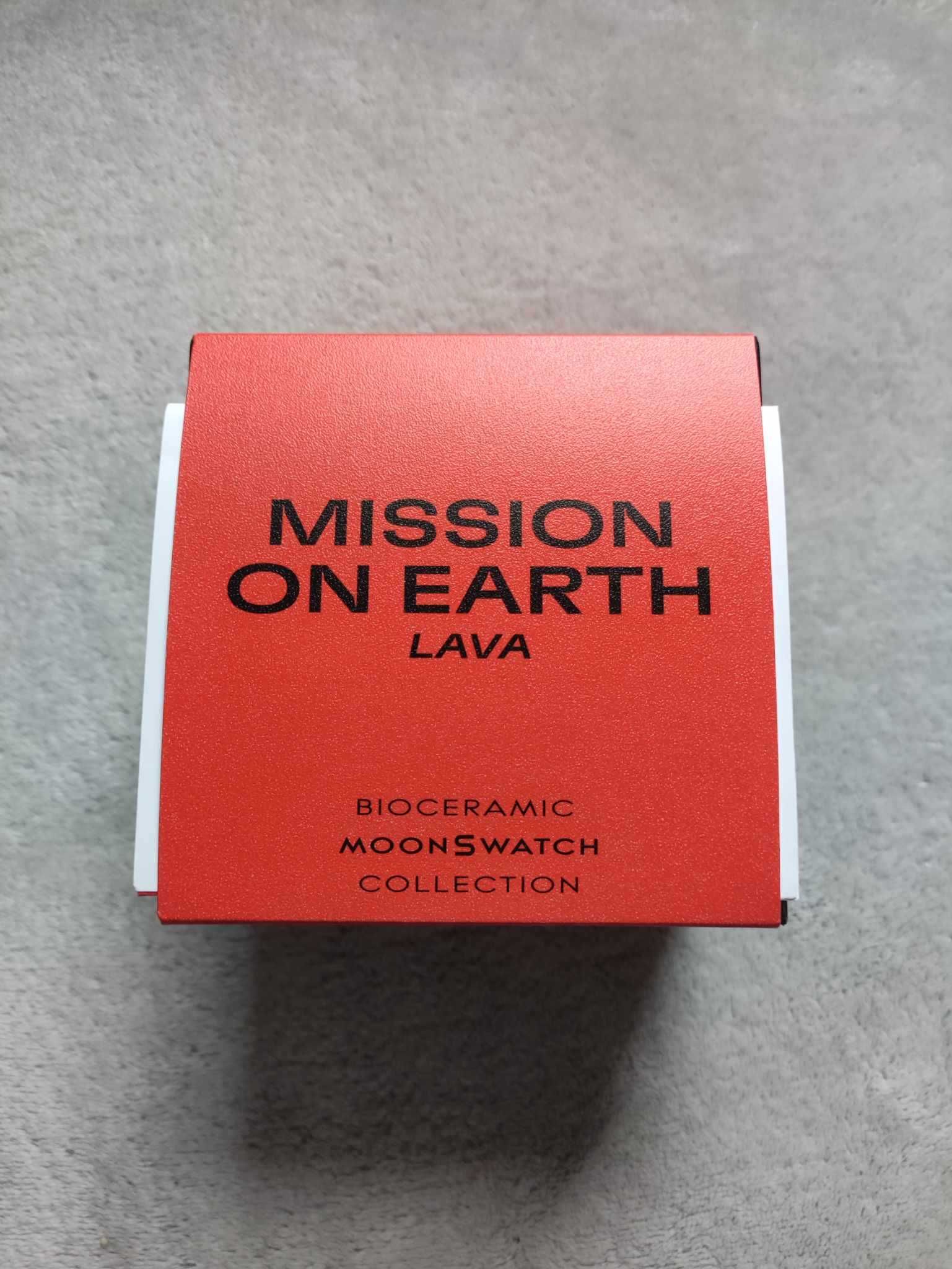 Omega swatch mission on earth lava