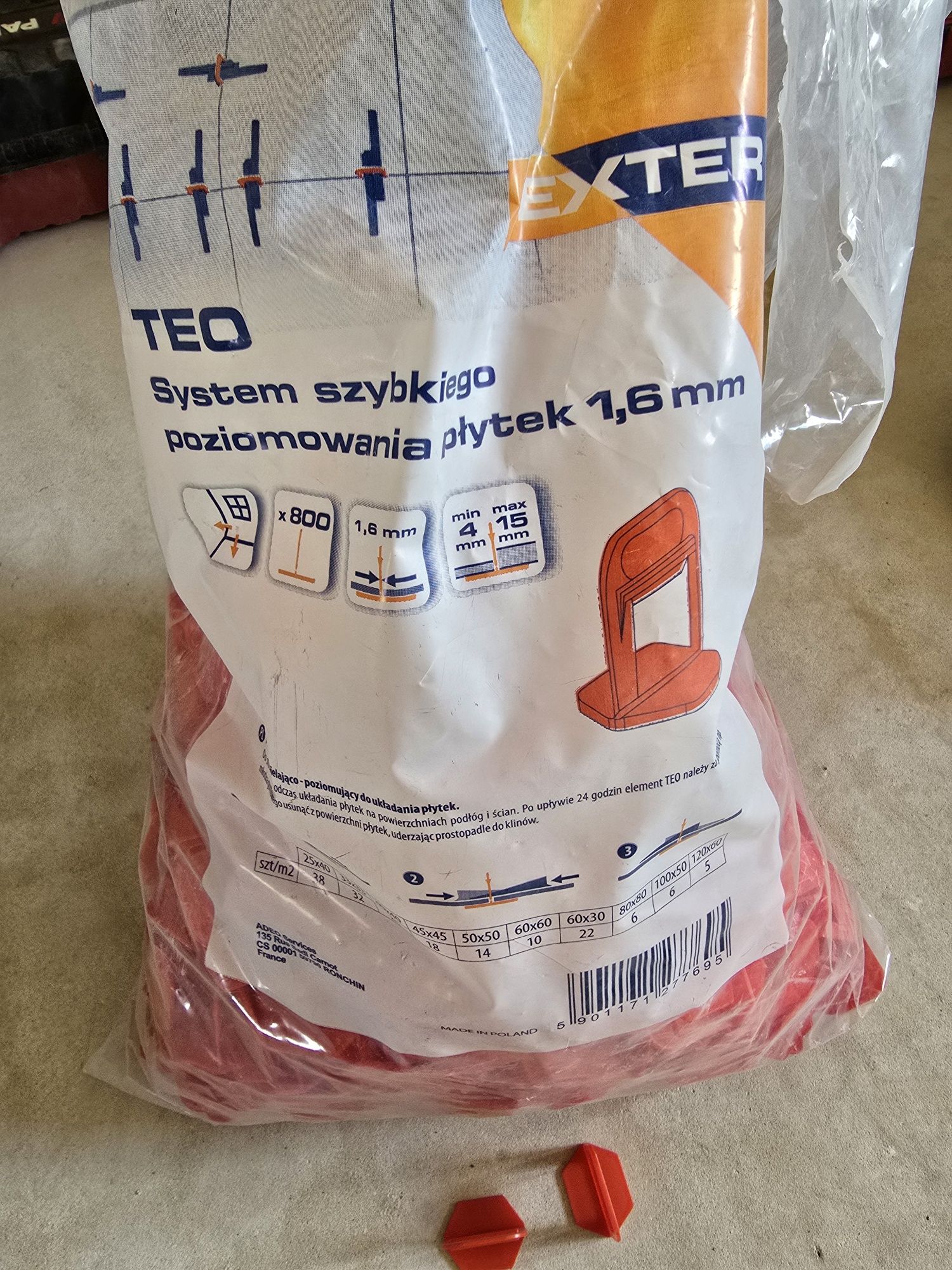 System poziomowania płytek dexter teo leroy Merlin