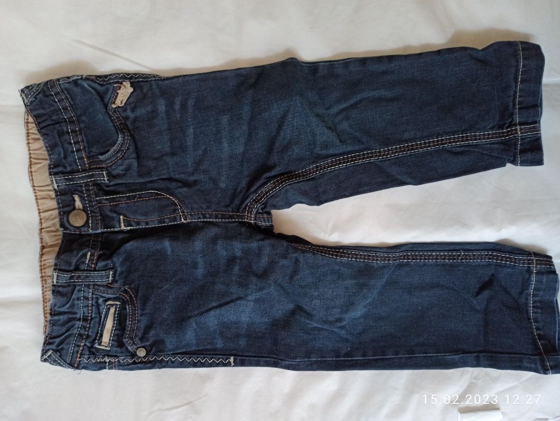 Spodnie jeansy jeansowe 86