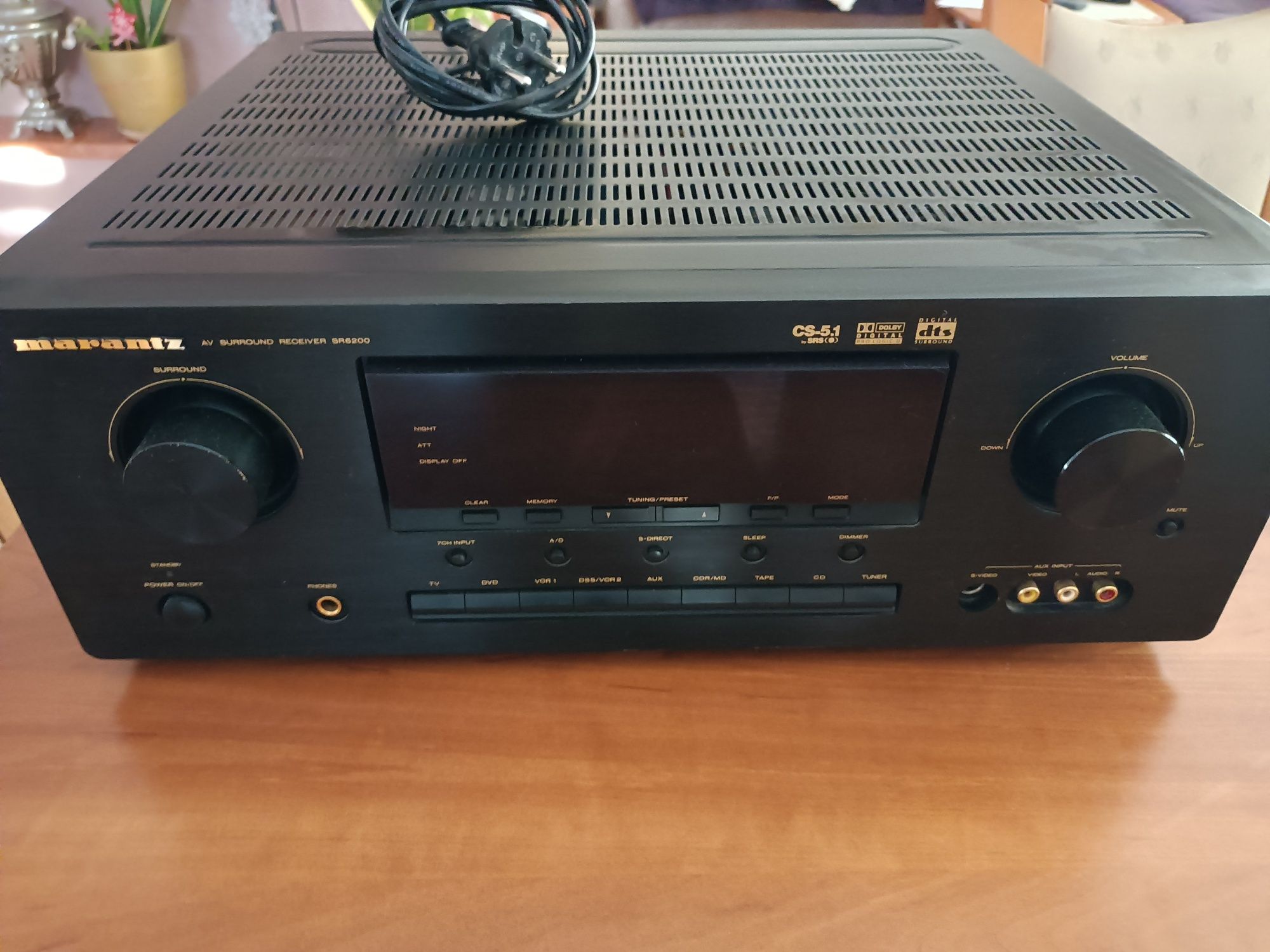 Amplituner Marantz SR 6200 5,1 z pilotem