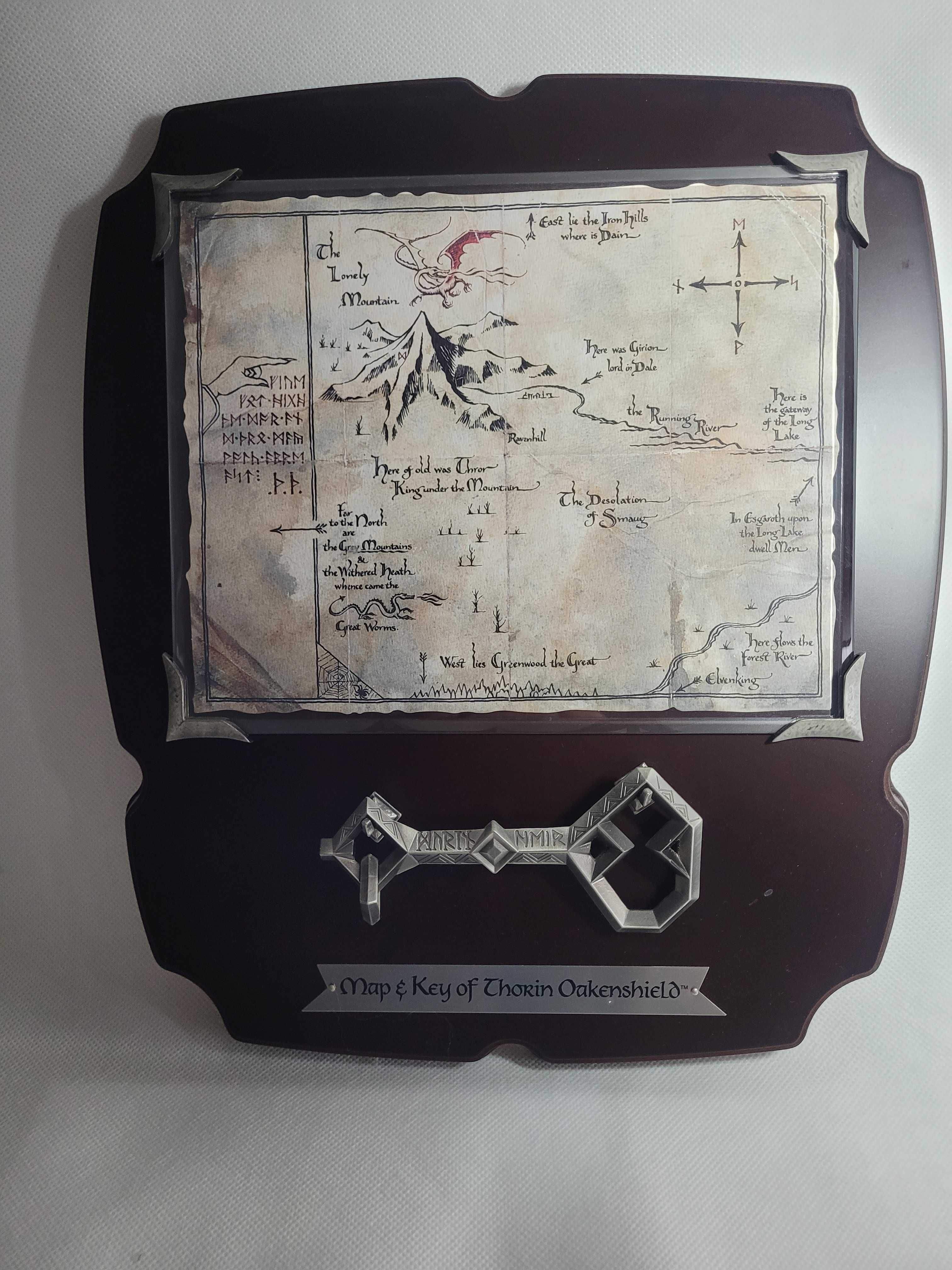 Klucz i Mapa Thorina z filmu Hobbit - Deluxe - Noble Collection NN1212