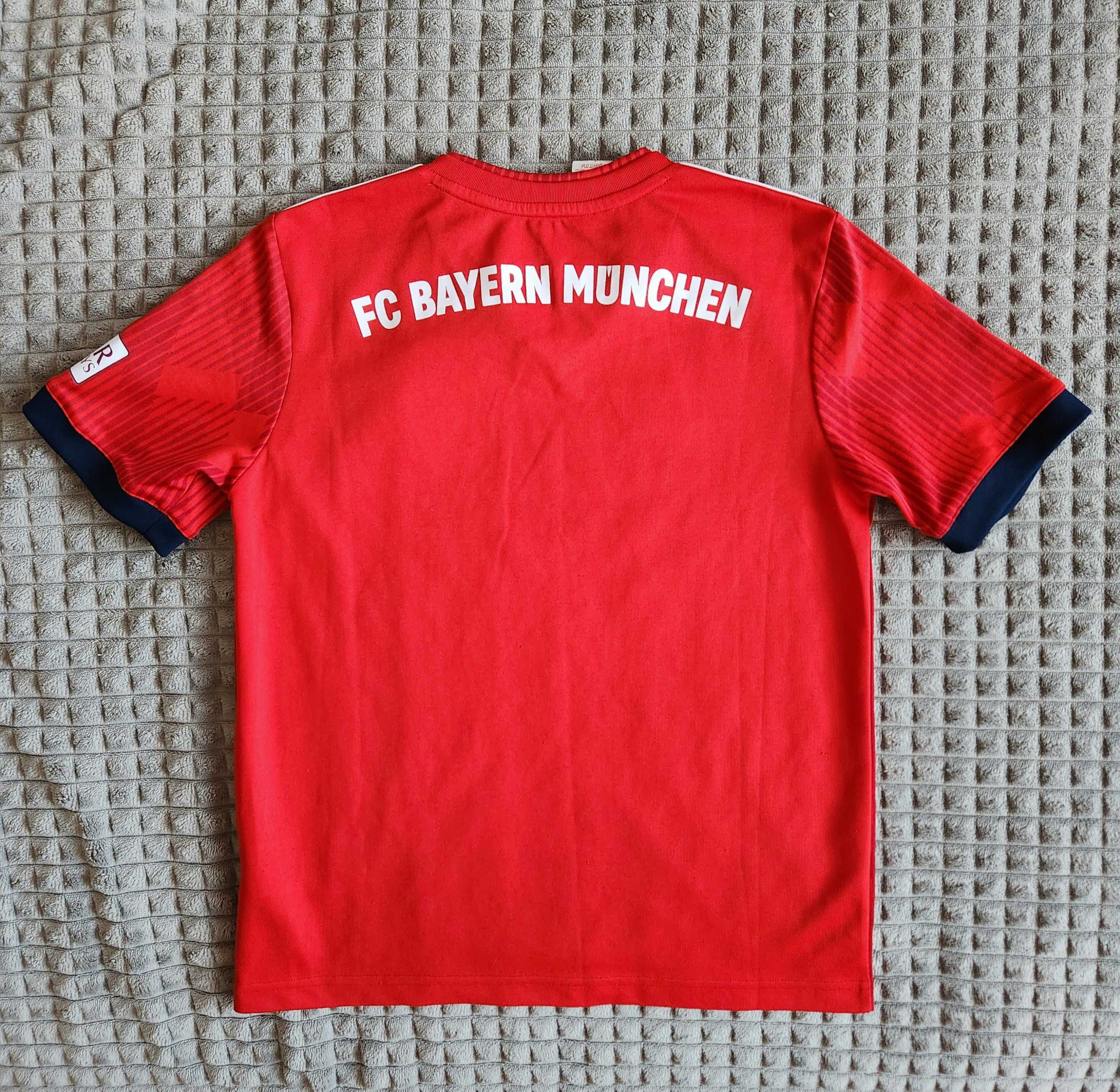 Bayern Monachium Koszulka Piłkarska Czerwona 2018/2019 Domowa Adidas