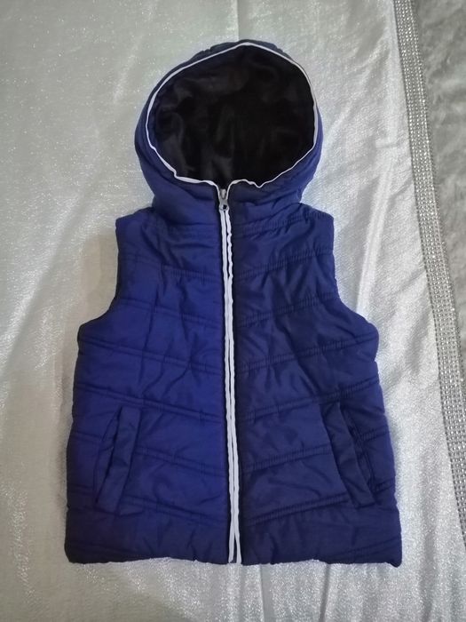 Colete azul de menino Tam 3-4