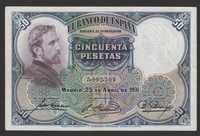 Hiszpania 50 peset 1931 - ROSALES