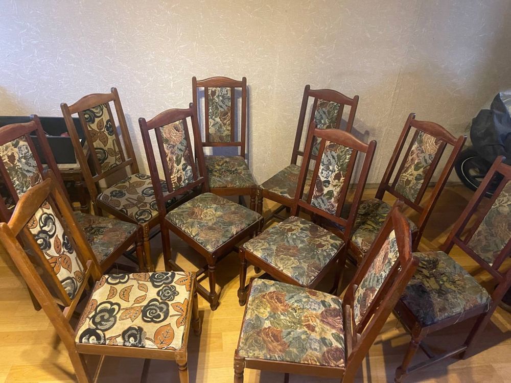 Стільці кухонні деревʼяні, під реставрацію. Стулья кухонные деревянные