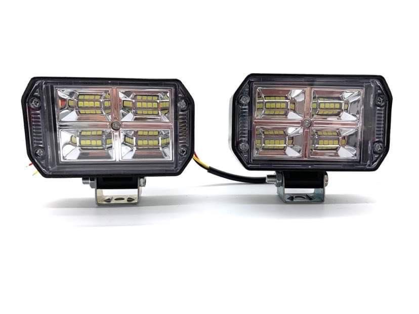 Lampy robocze rozproszonym światłem. 2 x 32W Led SMD