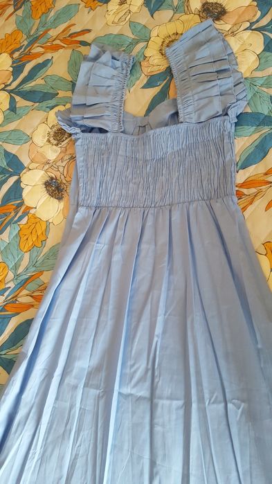 Vestido azul tamanho S novo