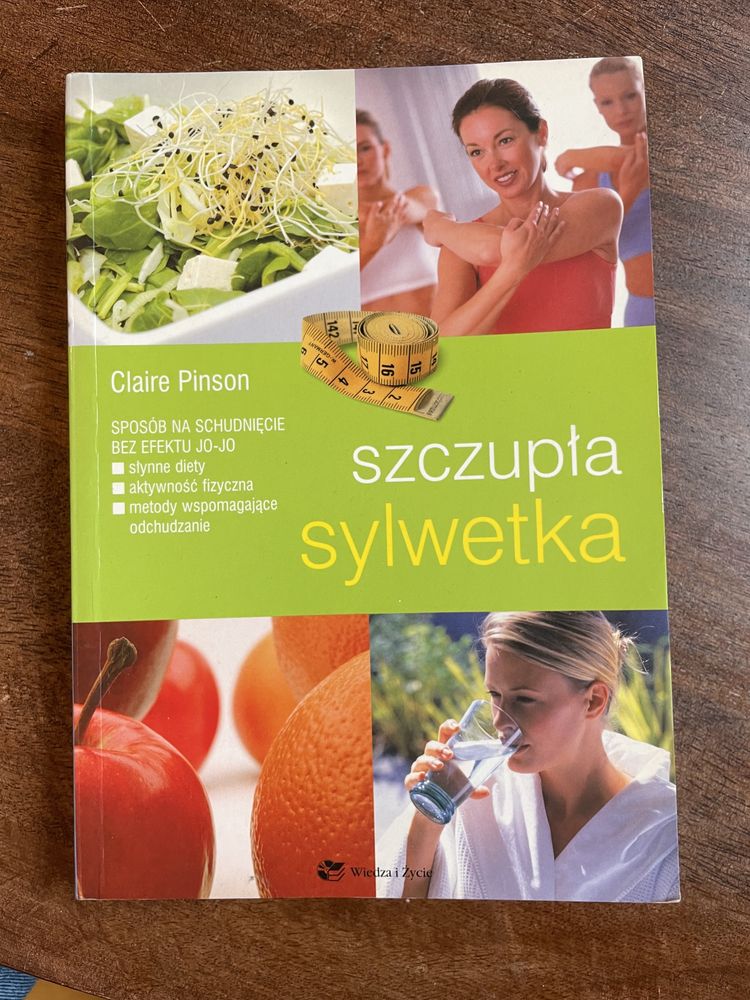 Książka o odchudzaniu Szczupła Sylwestka autorki Claire Pinson