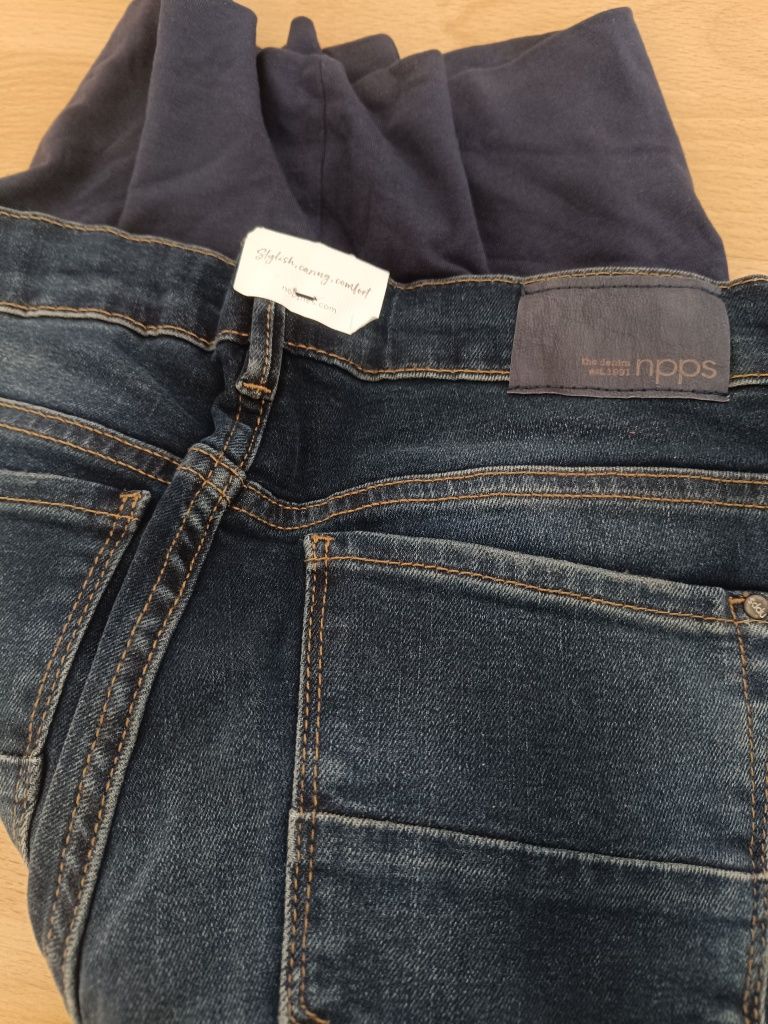Spodnie ciążowe jeansy denim Noppies nowe