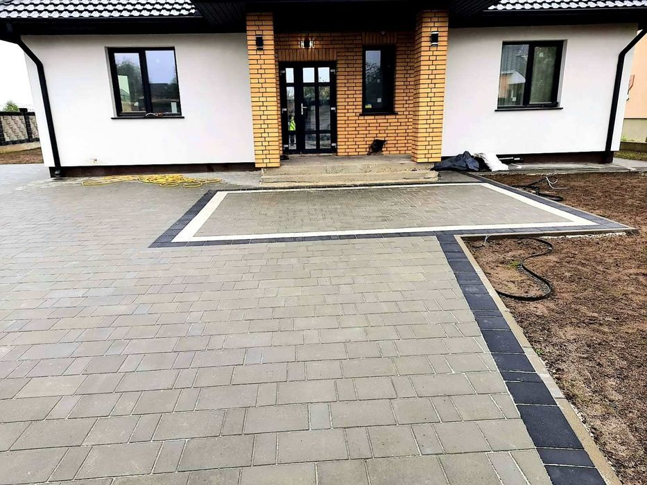 Тротуарна плитка та бруківка,бордюр,поребрик.