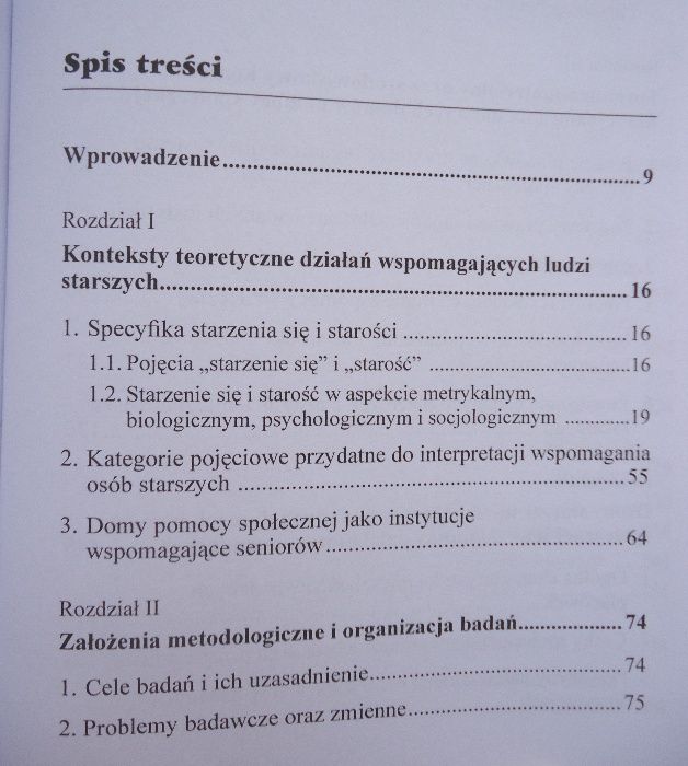 "Wspomaganie osób starszych w domach pomocy społecznej" A. Leszczyńska