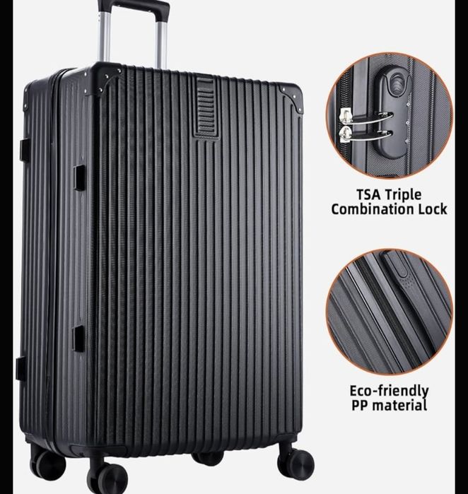 Zestaw walizek, 3-częściowy, twarda obudowa