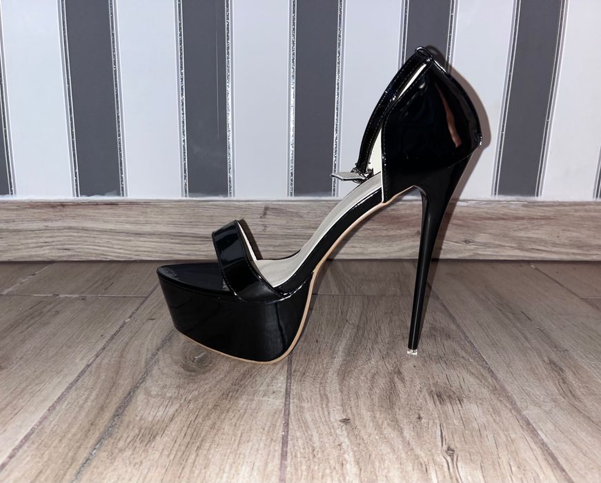 62/ Nowe OD RĘKI 44 męskie buty obcasy 17 cm szpilki sandały 36-46