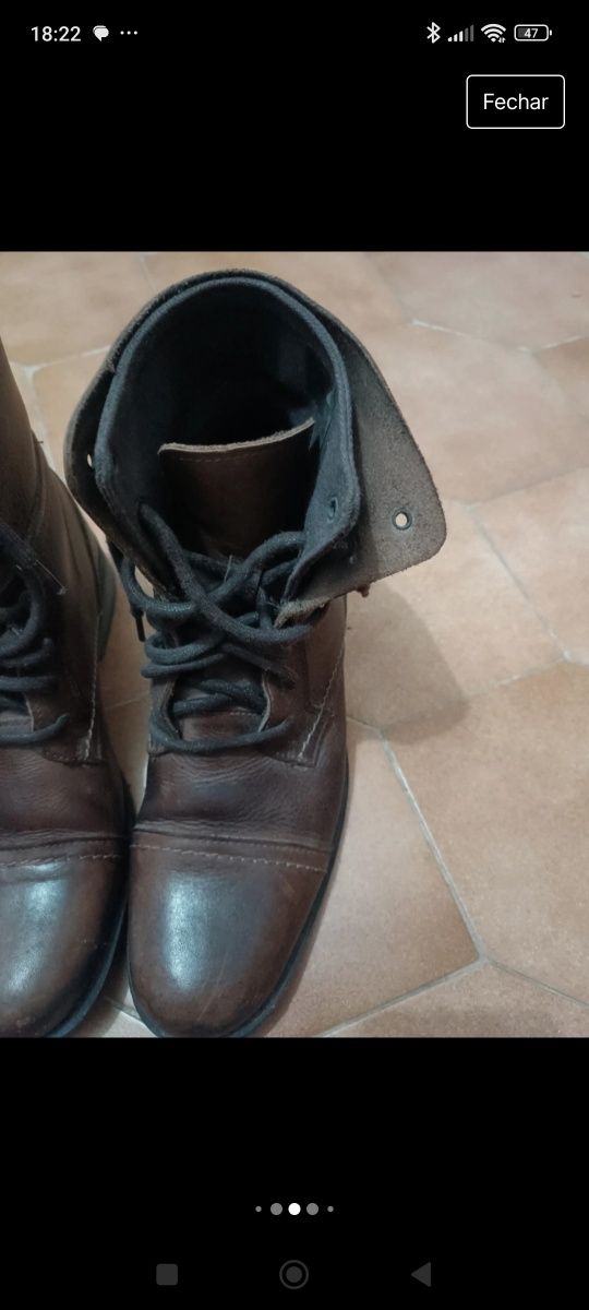 Botas em pele Aldo
