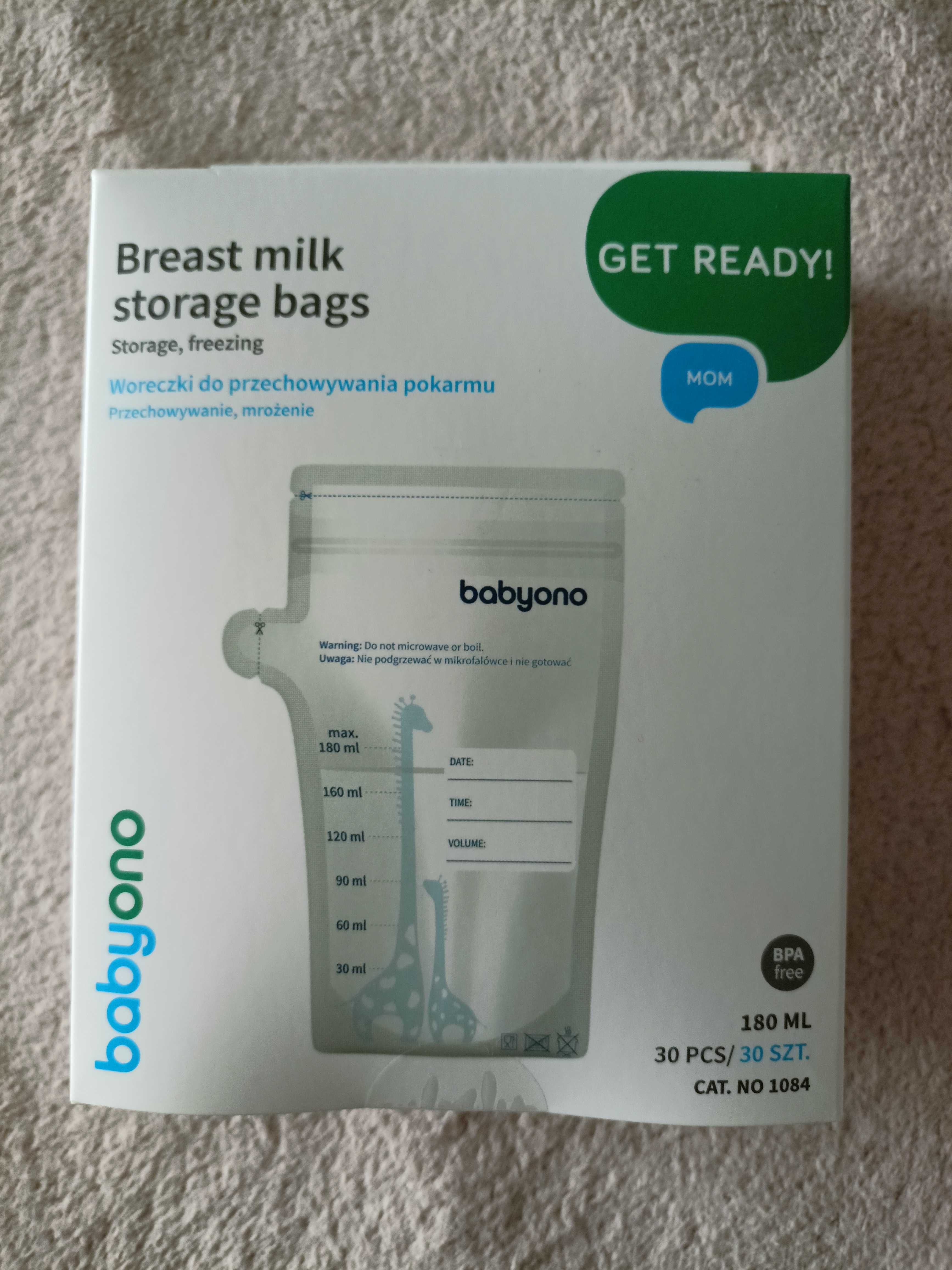 Пакети для молока babyono 30 шт. по 180 мл