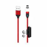 Kabel Magnetyczny 3 Końcówki 2,4A 1m