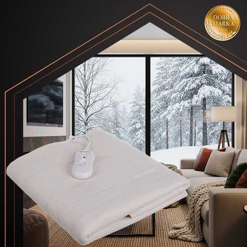 Електроковдра 190x80см Ruhhy М'яке Тепло наматрацник с підігрівом 65Вт