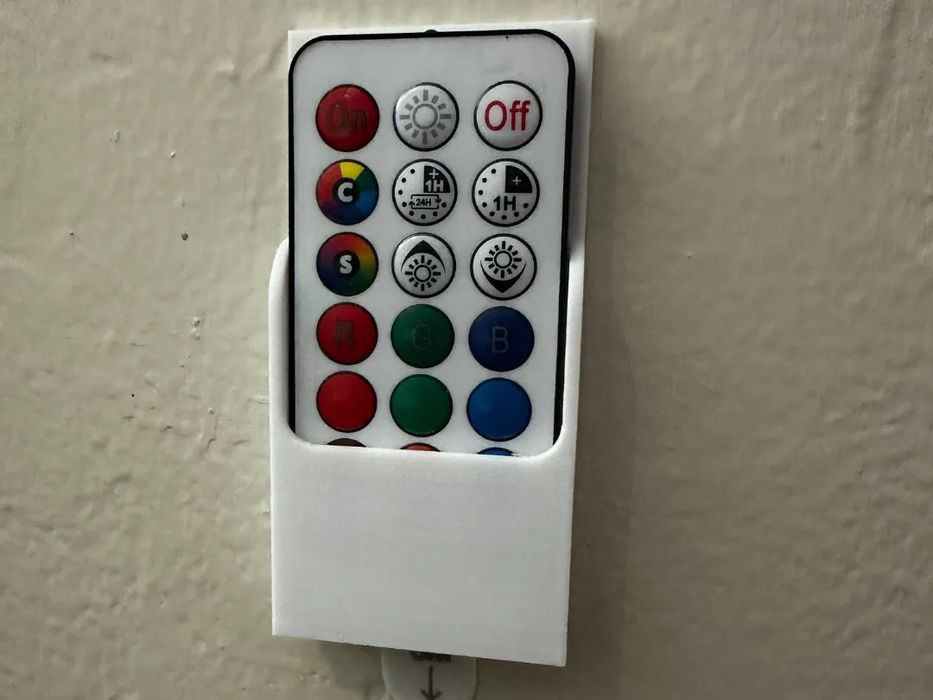 Suporte de parede para comando de luzes LED