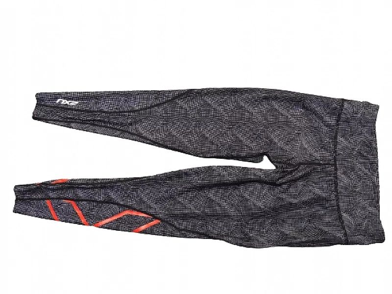 2xu Mid-rise Print Compression Legginsy Wa4628b Kompresyjne spodnie