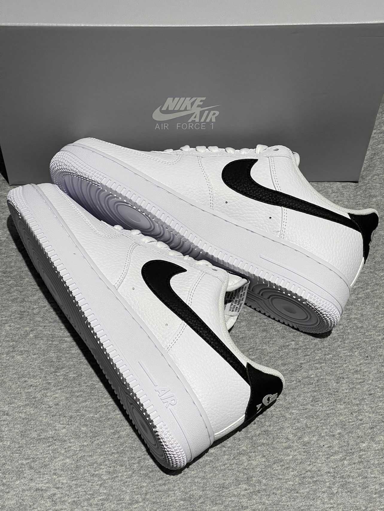 White Black\Air F1\Nike\nowy UnisexTrampki.42