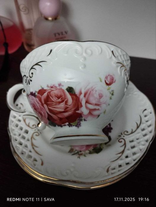 Порцелянова кавова(чайна) двійка Bona Di.