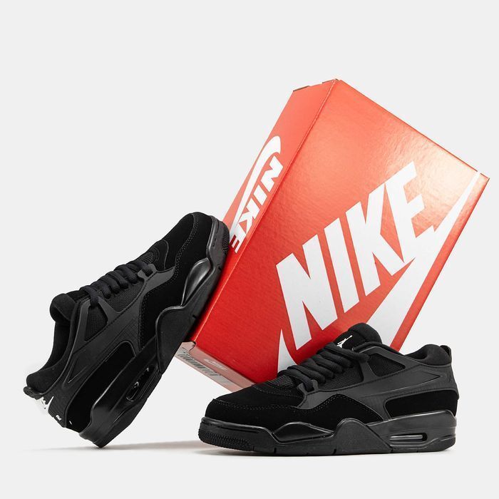 Кросівки Nike Air Jordan 4 RM Triple Black premium