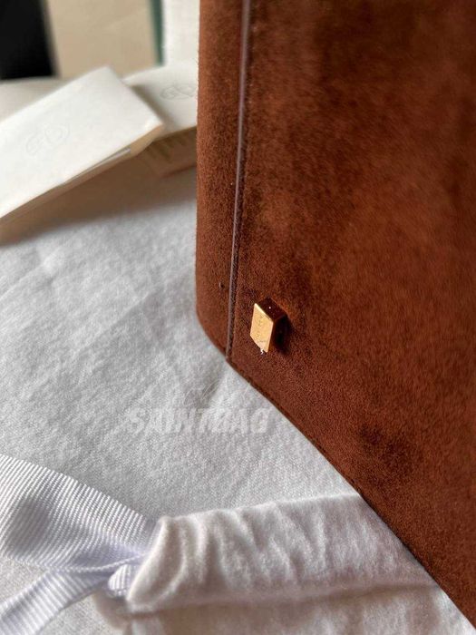 Под заказ сумка The Row Зе Роу замш коричневый цвет