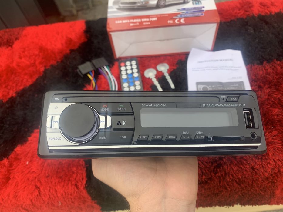 AutoRádio Tamanho UNIVERSAL 1Din,Chamadas, Bluetooth, USB, Cartão SD