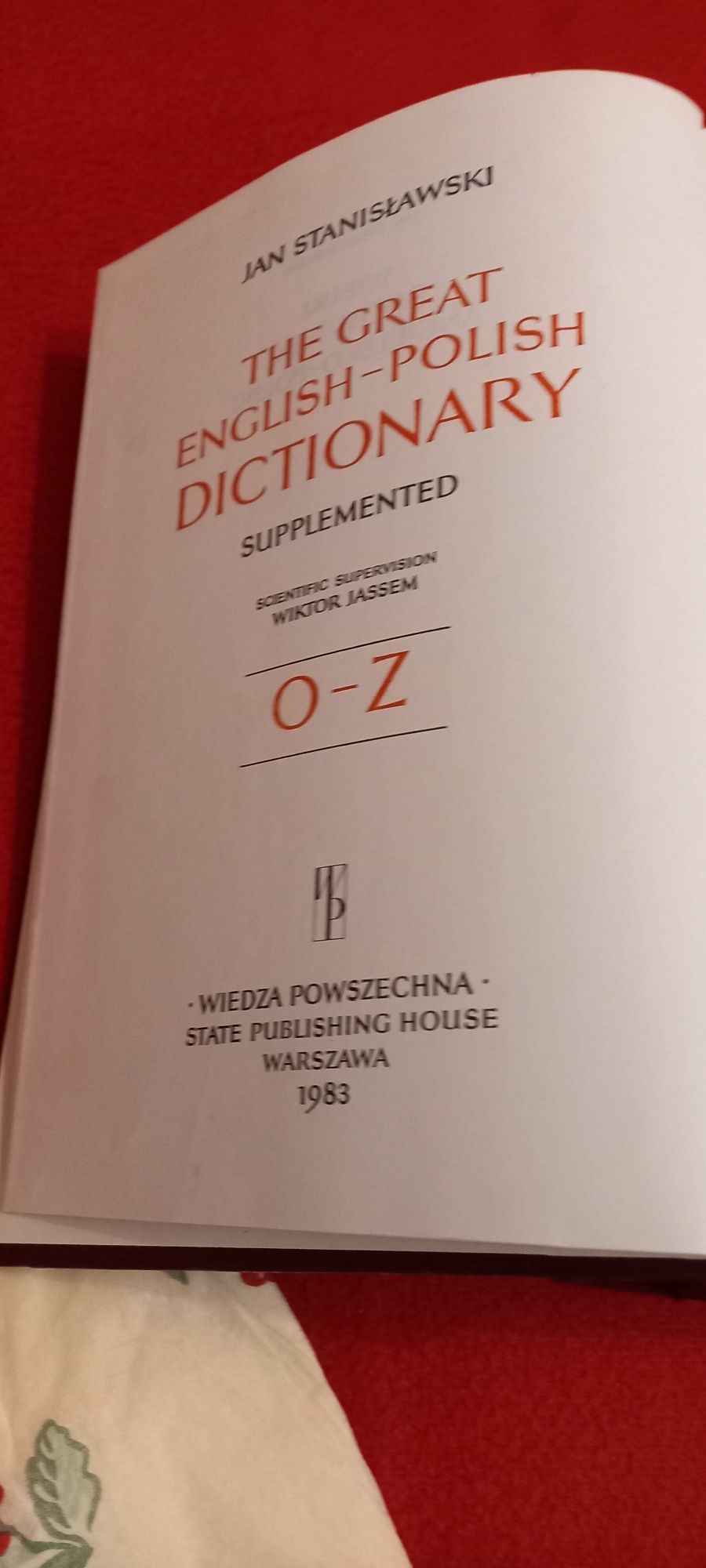 Wielki słownik angielsko-polski 2 tomy - Jan Stanisławski